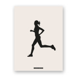 Decorative sports scene print “RUNNING 01” | SPORTS Collection | Souvenirs