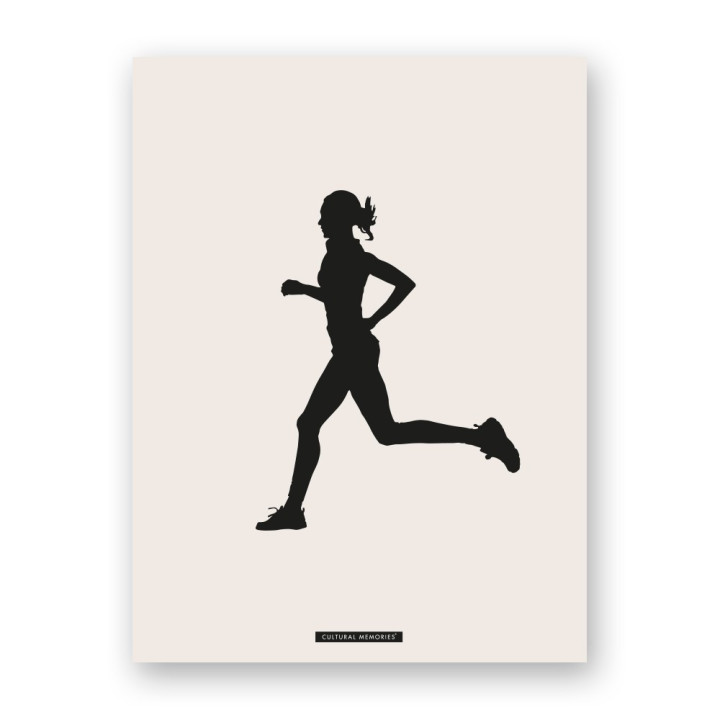 Decorative sports scene print “RUNNING 01” | SPORTS Collection | Souvenirs