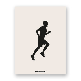 Decorative sports scene print “RUNNING 02” | SPORTS Collection | Souvenirs