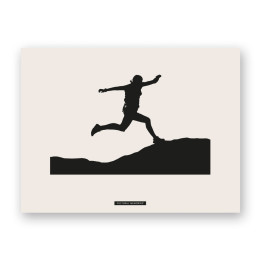 Decorative sports scene print “RUNNING 05” | SPORTS Collection | Souvenirs
