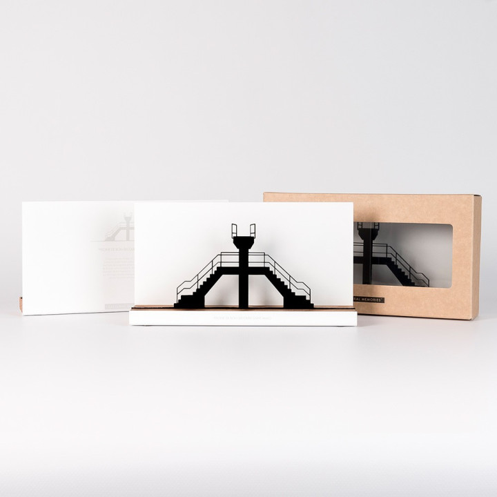 Figura "PISCINE DE BON-SECOURS SAINT-MALO" | Colección CÔTE OUEST | Souvenir