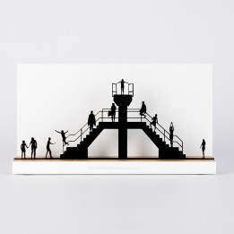 Figura "PISCINE DE BON-SECOURS SAINT-MALO BAIGNEURS" | Colección CÔTE OUEST | Souvenir