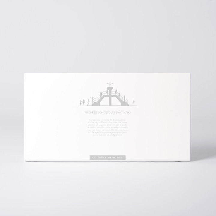 Figure "PISCINE DE BON-SECOURS SAINT-MALO BAIGNEURS" | Collection CÔTE OUEST | Souvenir