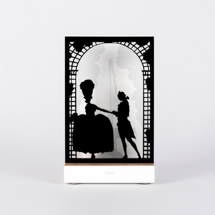 Figure "JARDIN ROMANTIQUE", vue de face