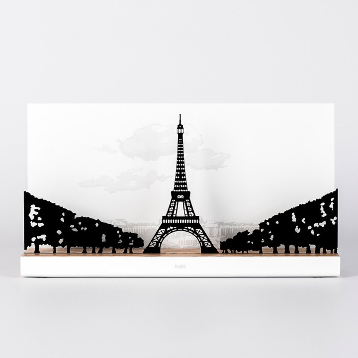 Figure "EIFFEL TOWER GARDENS", front view