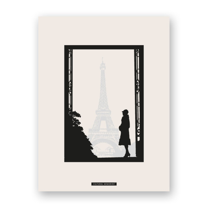 Lámina "PORTAL EN PARÍS", la ilustración completa