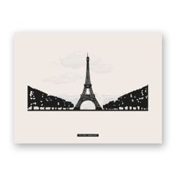 Affiche "JARDINS TOUR EIFFEL"