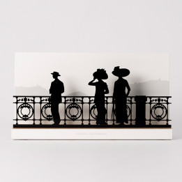 “PERSONAS EN LA CONCHA” | Colección DONOSTIA - SAN SEBASTIÁN | Souvenirs | Cultural Memories