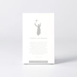 Estuche de la figura "AGUADORA MAYOR" con el texto que explica la silueta