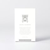 Coffret de la figure "BALUSTRADE BLANCHE" avec le texte qui explique la silhouette