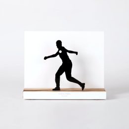 Figure "Pelotari · Armant la volée, crochet (aireko kolpea)", vue de face