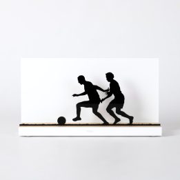Figure "Football · Race for the ball", front view