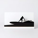 Figure "Paddle surf · Paddling into the wave", front view