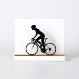 Figure "Cycling · Woman cyclist", front view