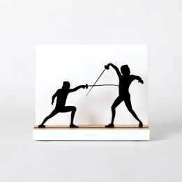 Figure "Fencing · Lunge", front view