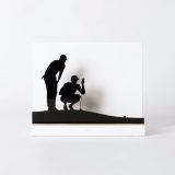 Figure "Golf · Reading the green", front view