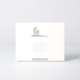 Sleeve of the figure "Golf · Reading the green" with the text explaining the silhouette
