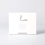 Sleeve of the figure "Golf · Woman golfer on the fairway" with the text explaining the silhouette