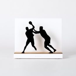 Figure "Handball · Attacker held back", front view