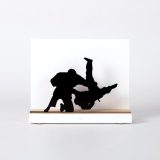 Figure "Judo · Seoi-nage, shoulder throw", front view
