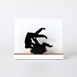Figure "Judo · Uchi-mata, fall after the throw", front view