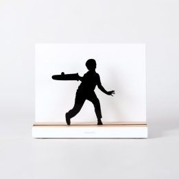 Figure "Remonte · Player with the cesta", front view