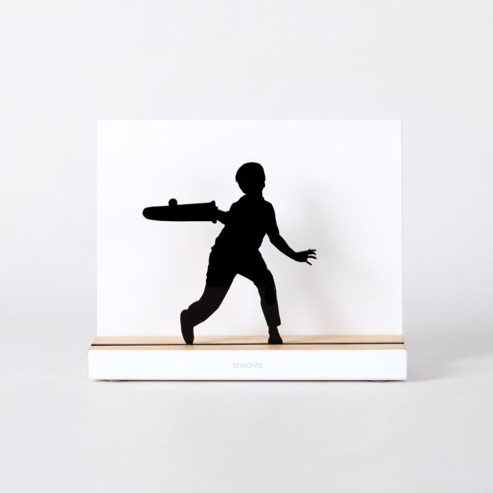 Figure "Remonte · Joueur à la chistera", vue de face