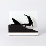 Figure "Surf · Snap sur la crête", vue de face