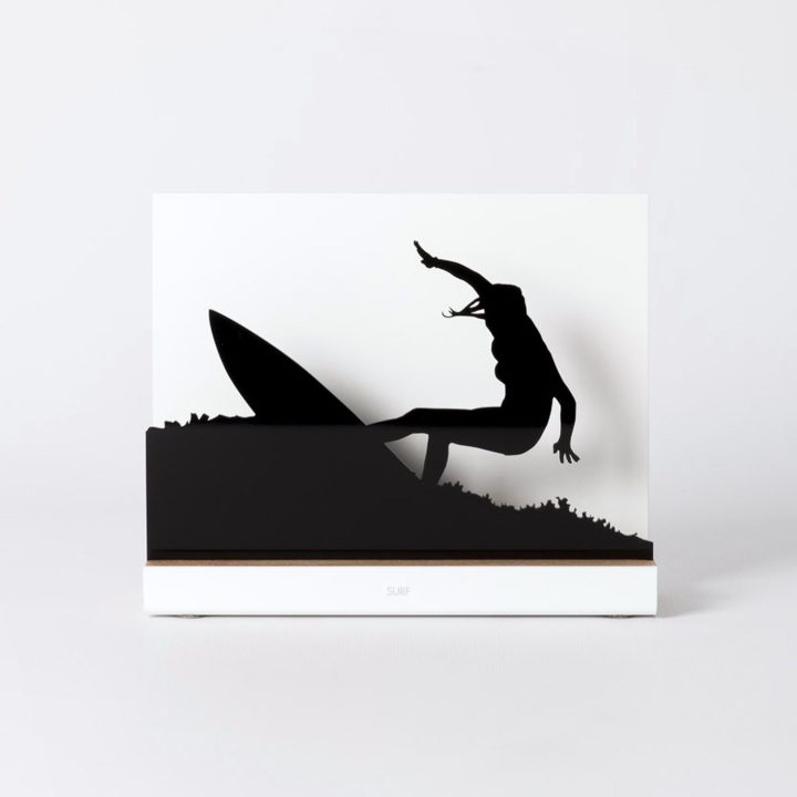 Figure "Surf · Snap sur la crête", vue de face