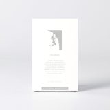 Sleeve of the figure "Climbing · Woman climber on an overhang" with the text explaining the silhouette