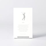 Coffret de la figure "Golf · Fin de swing" avec le texte qui explique la silhouette
