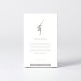 Sleeve of the figure "Rhythmic gymnastics · Gymnast with clubs" with the text explaining the silhouette