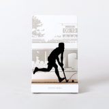 Figure "Field hockey · Player striking the ball", front view