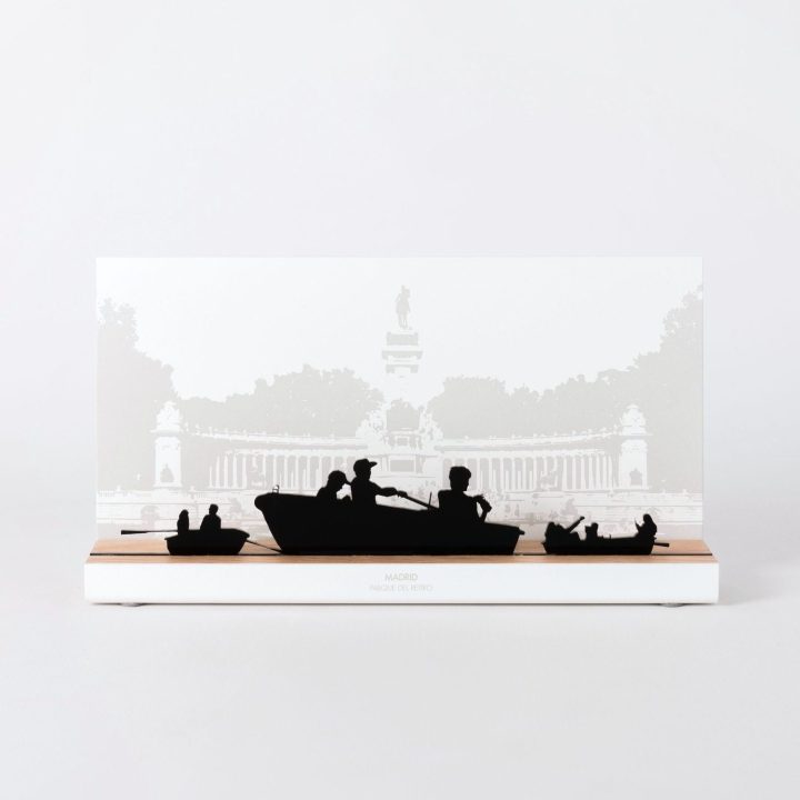 Figura "Parque del Retiro", vista de frente