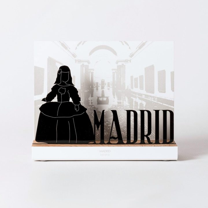 Figure "Menina with Madrid lettering", front view