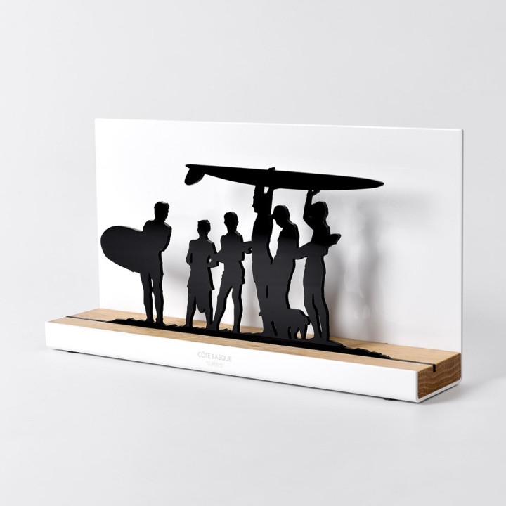Figure "SURFERS" | CÔTE BASQUE Collection