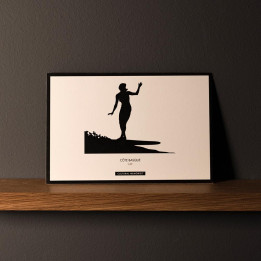 Postcard "SURF CROSS STEP"