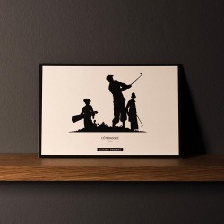 Postcard "GOLF"