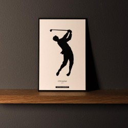 Carte Postale "GOLF SWING"