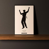 Postcard "DANTZARI MUTILA" standing on a shelf