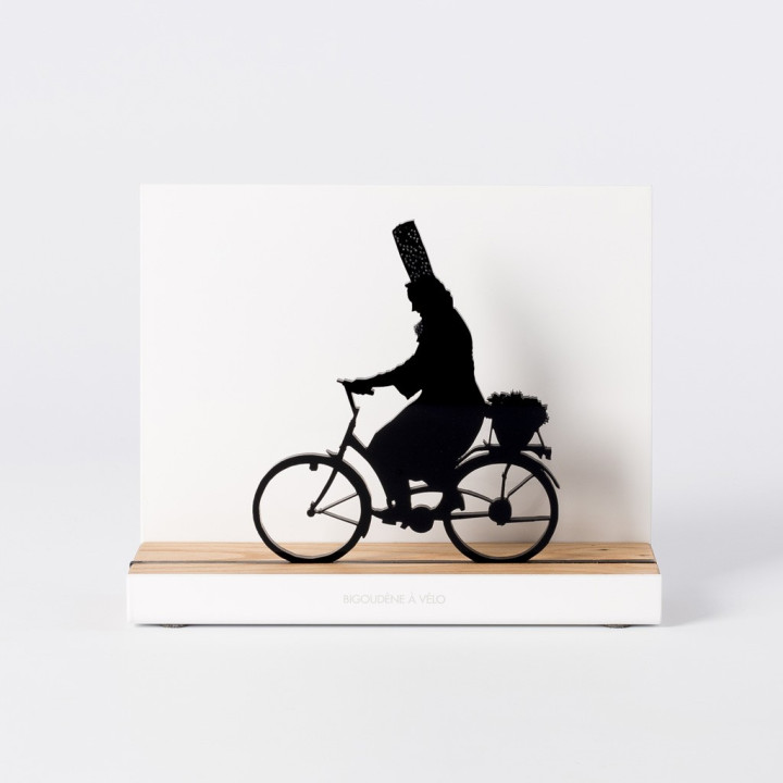 Figure "BIGOUDÈNE À VÉLO" | CÔTE OUEST Collection | Souvenir