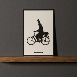 Postal "BIGOUDÈNE À VÉLO"