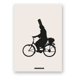 Affiche "BIGOUDÈNE À VÉLO"