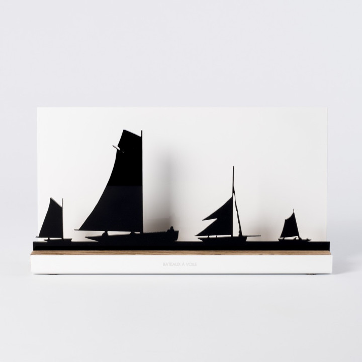 Figure "BATEAUX À VOILE" | Collection CÔTE OUEST | Souvenir