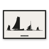 Postcard "BATEAUX À VOILE"