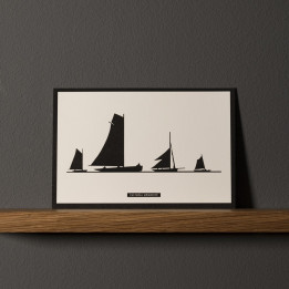 Carte Postale "BATEAUX À VOILE"