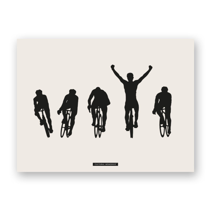 Affiche décoratif de scène sportive “CYCLISME 05” | SPORTS Collection | Souvenirs