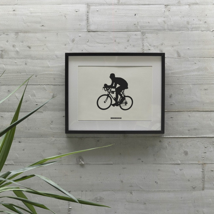 Lámina decorativa de escena deportiva “CICLISMO 04” | Colección SPORTS | Souvenirs