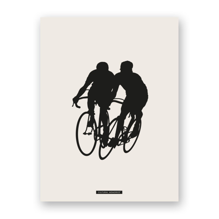 Lámina decorativa de escena deportiva “CICLISMO 03” | Colección SPORTS | Souvenirs