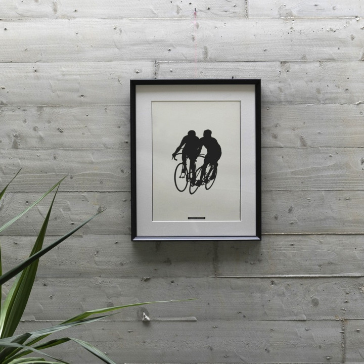 Lámina decorativa de escena deportiva “CICLISMO 03” | Colección SPORTS | Souvenirs
